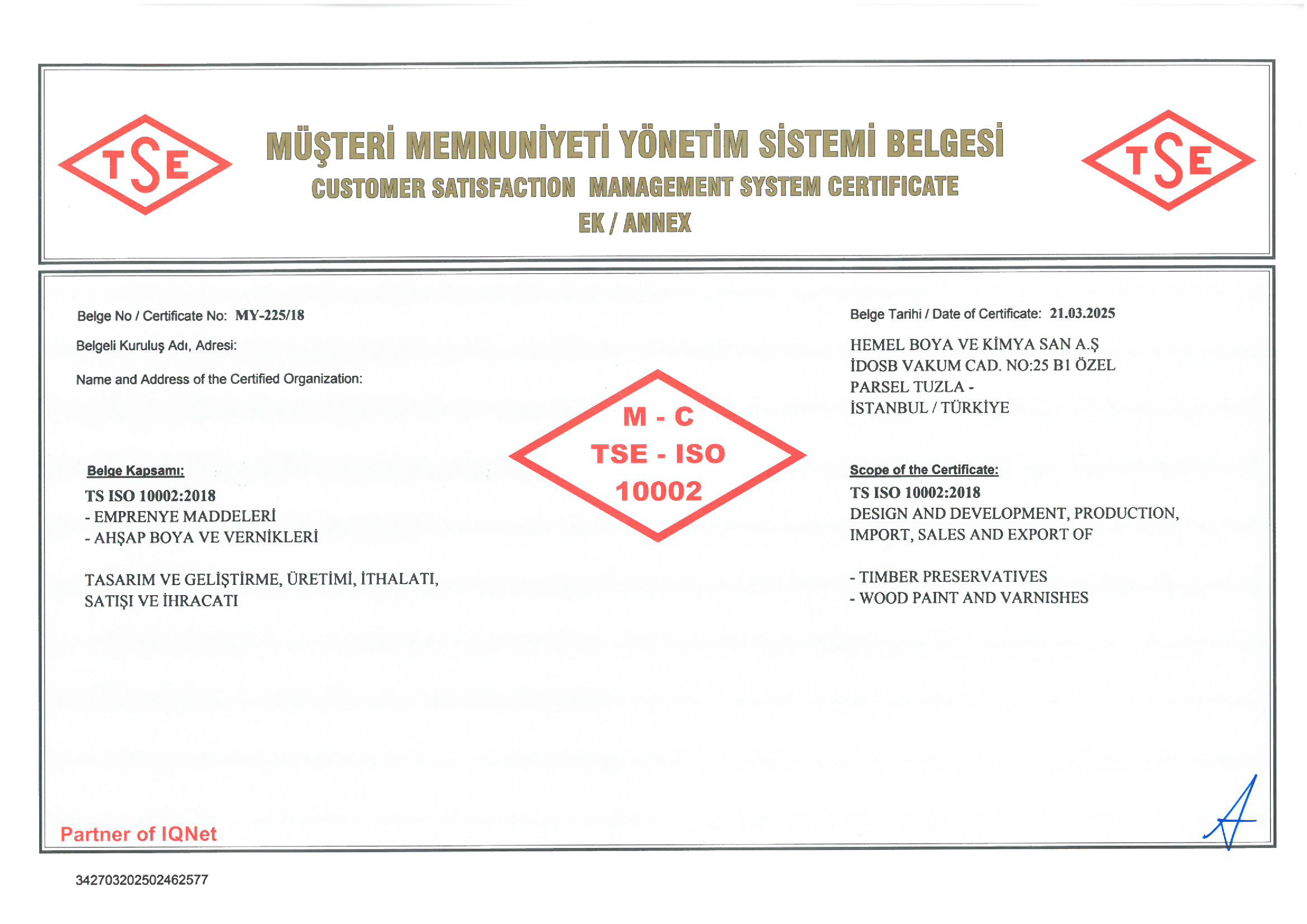 M-C-TSE-ISO10002