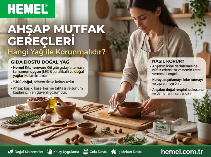 Ahşap Mutfak Gereçleri Hangi Yağ ile Korunmalıdır?
