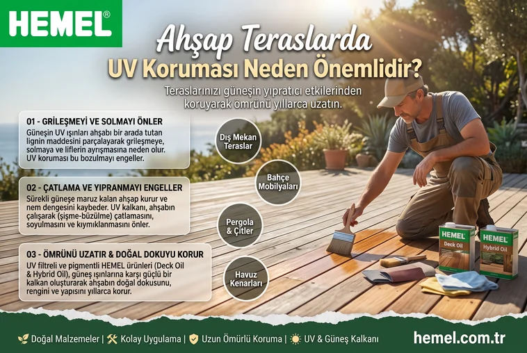 Ahşap Teraslarda UV Koruması Neden Önemlidir?