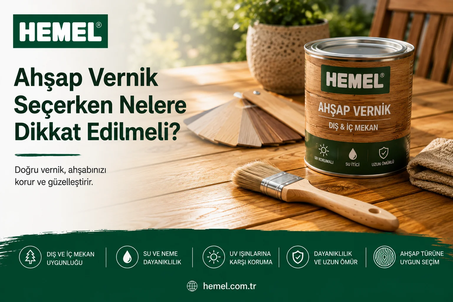 Ahşap Vernik Seçerken Nelere Dikkat Edilmeli?
