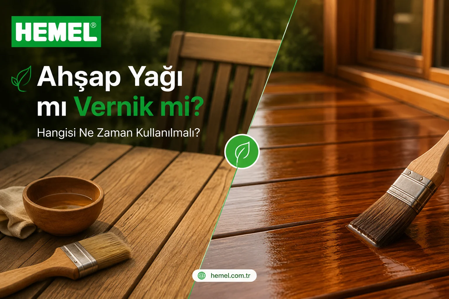 Ahşap Yağı mı Vernik mi? Hangisi Ne Zaman Kullanılmalı?