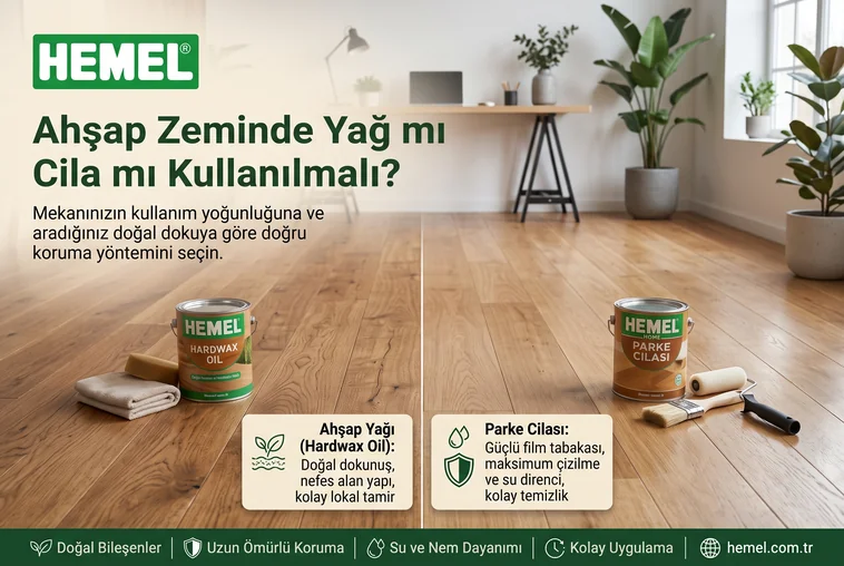 Ahşap Zeminde Yağ mı Cila mı Kullanılmalı?