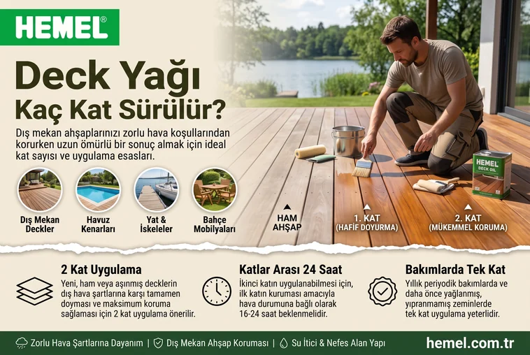 Deck Yağı Kaç Kat Sürülür?