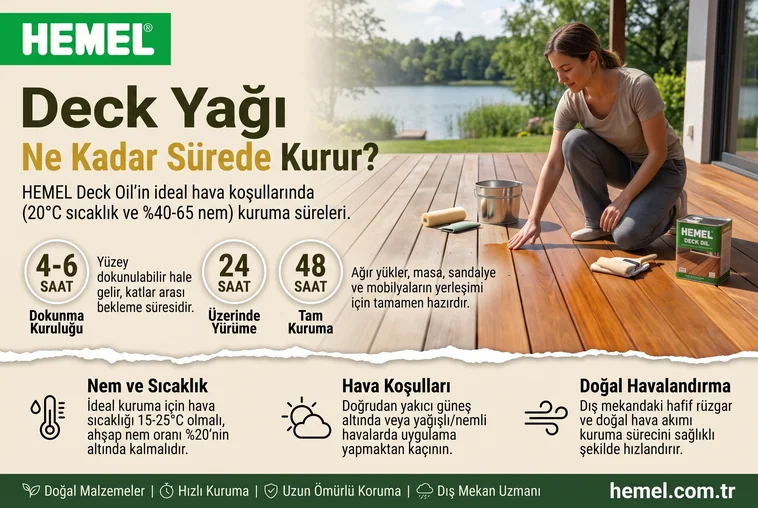 Deck Yağı Ne Kadar Sürede Kurur?