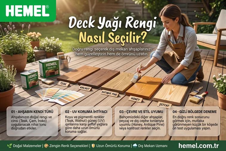 Deck Yağı Rengi Nasıl Seçilir?