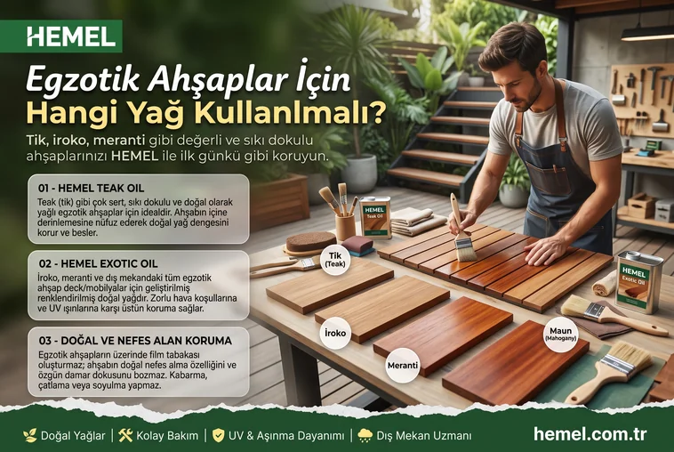 Egzotik Ahşaplar İçin Hangi Yağ Kullanılmalı?