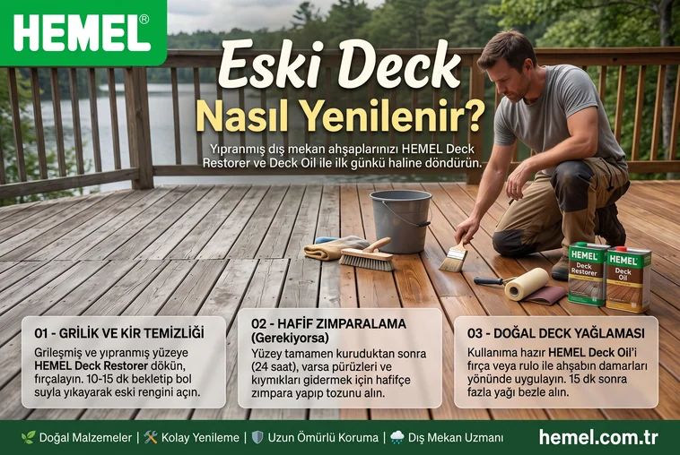 Eski Deck Nasıl Yenilenir?