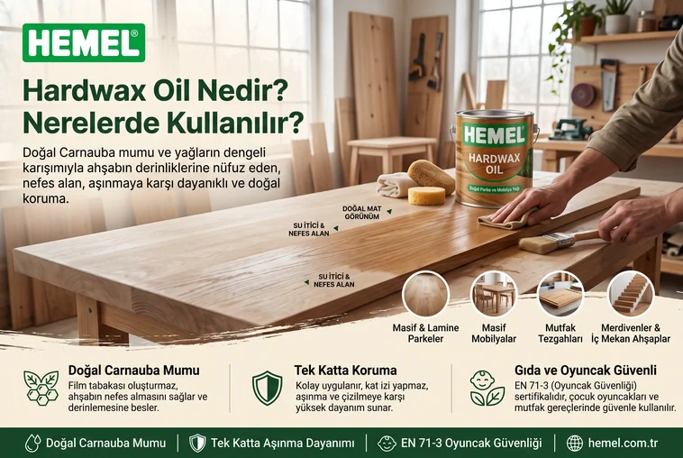 Hardwax Oil Nedir? Nerelerde Kullanılır?
