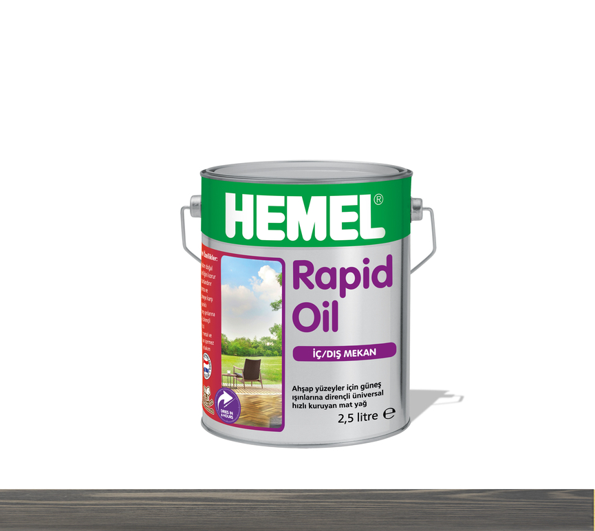 Hemel Rapid Oil - Gray - Hızlı Kuruyan Yağ