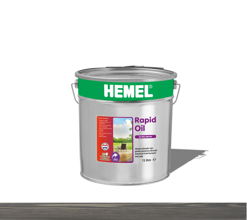 Hemel Rapid Oil - Gray - Hızlı Kuruyan Yağ
