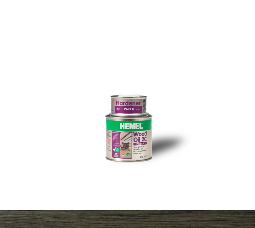 Hemel Wood Oil 2C Black - Ahşap Yağı