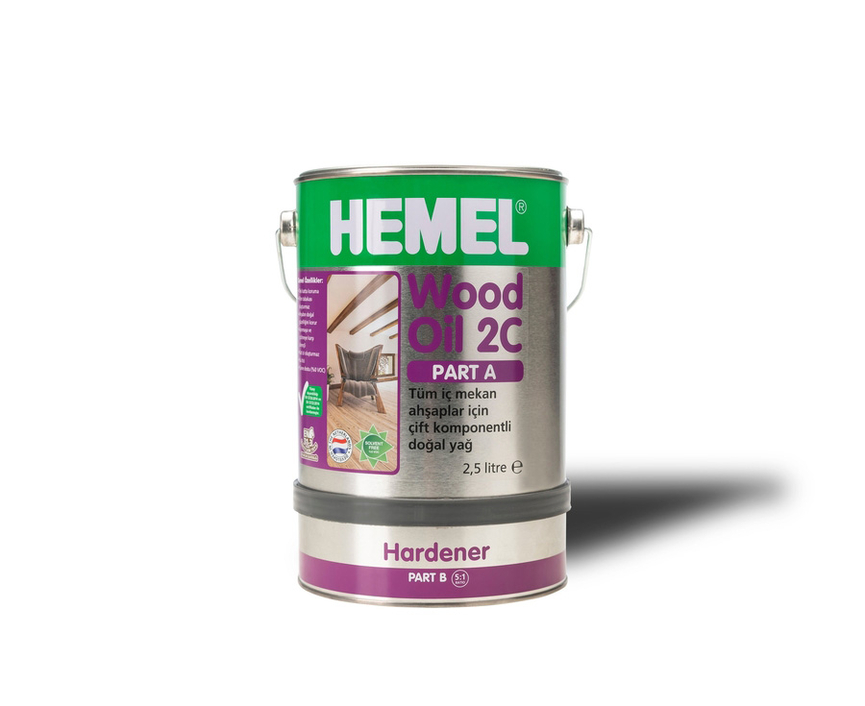 Hemel Wood Oil 2C New Black - Ahşap Yağı