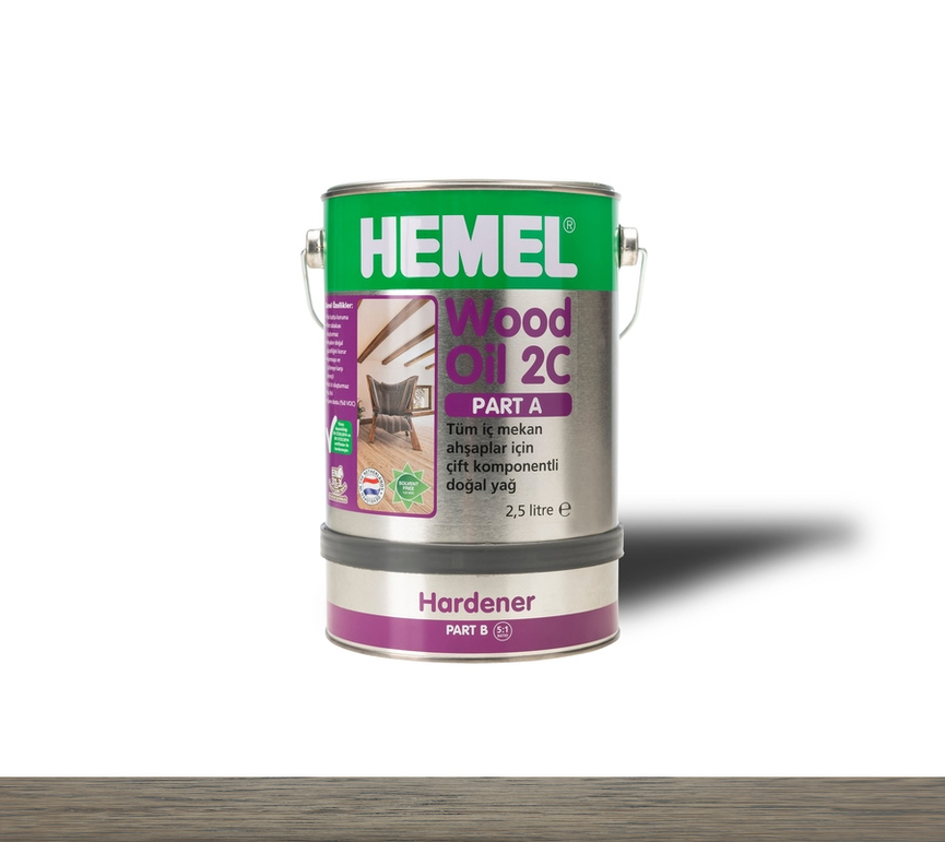 Hemel Wood Oil 2C Slate Grey - Ahşap Yağ