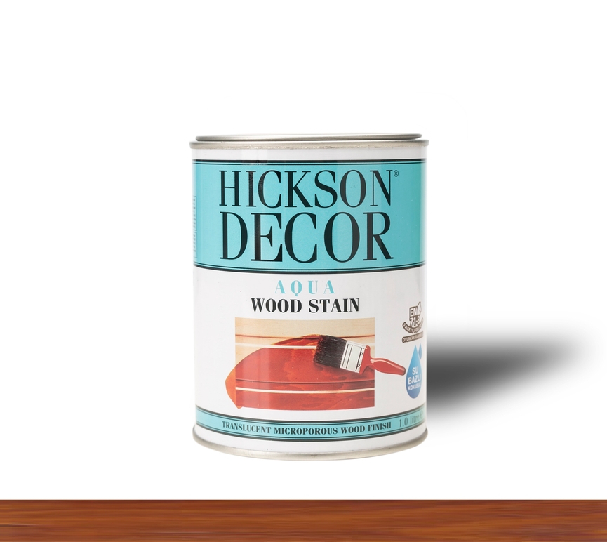 Hickson Decor Ultra Aqua Wood Stain Teak - Renkli Ahşap Vernik
