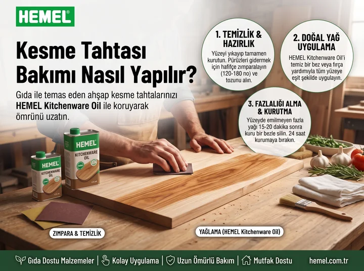 Kesme Tahtası Bakımı Nasıl Yapılır?