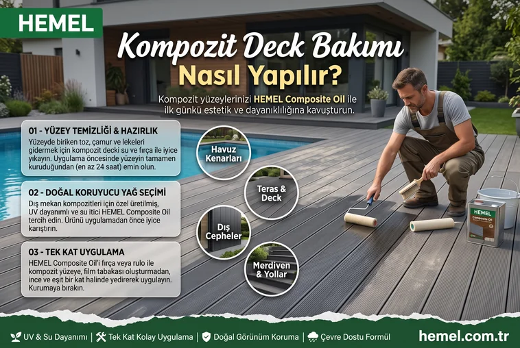 Kompozit Deck Bakımı Nasıl Yapılır?