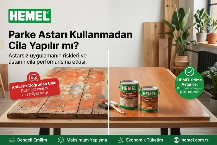 Parke Astarı Kullanmadan Cila Yapılır mı?
