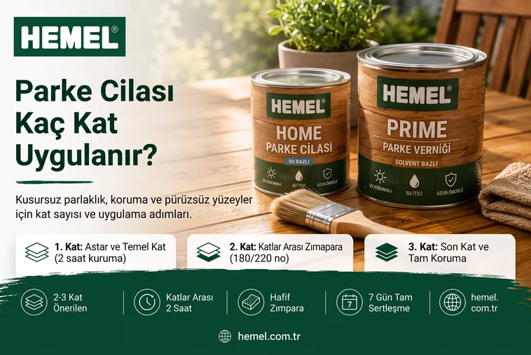 Parke Cilası Kaç Kat Uygulanır?