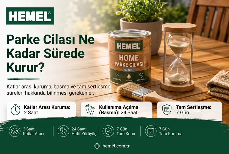 Parke Cilası Ne Kadar Sürede Kurur?