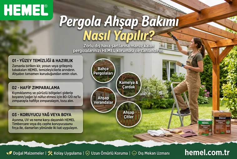 Pergola Ahşap Bakımı Nasıl Yapılır?