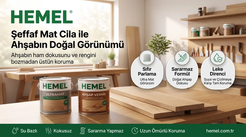 Şeffaf Mat Cila ile Ahşabın Doğal Görünümü Nasıl Korunur?