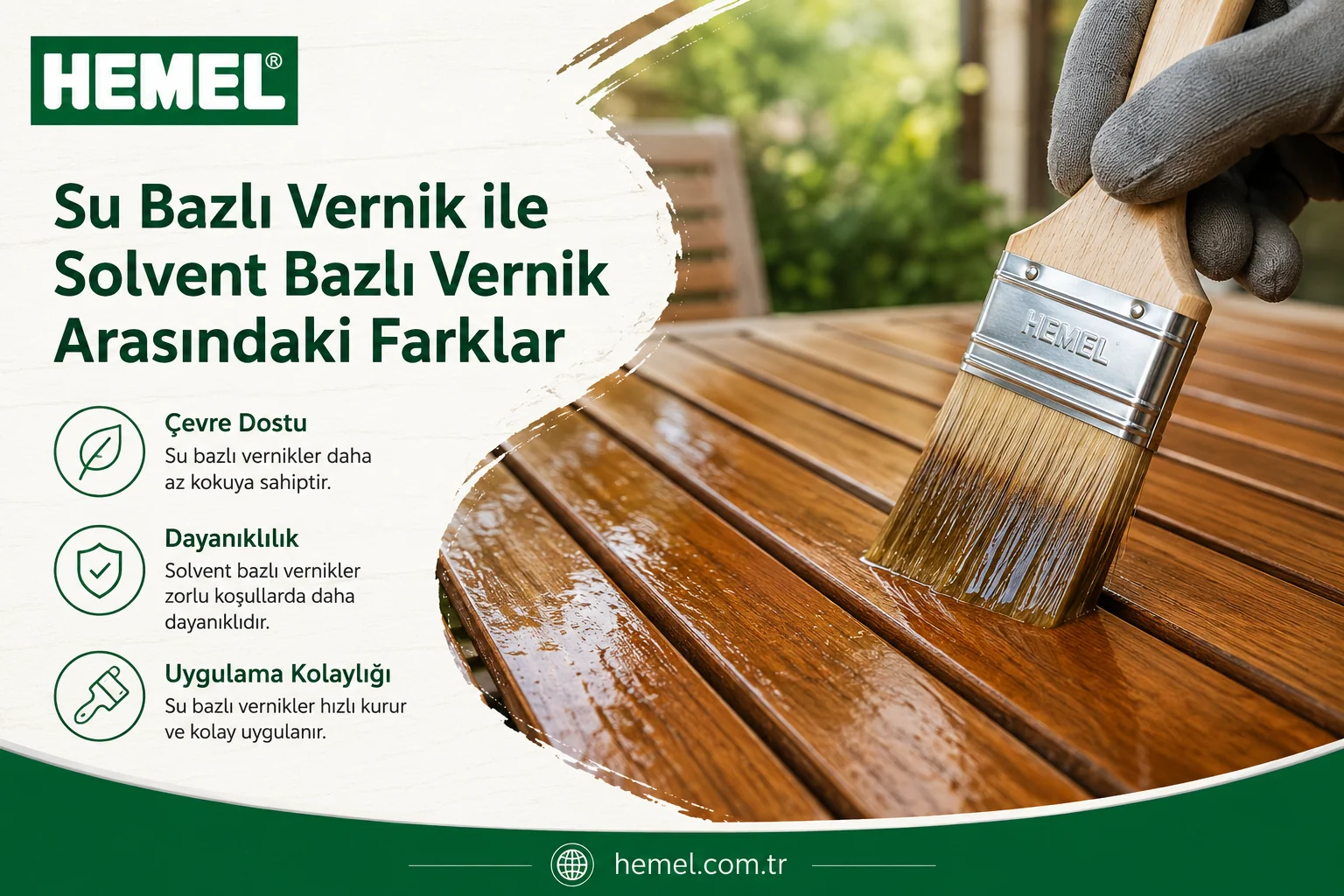 Su Bazlı Vernik ile Solvent Bazlı Vernik Farkları