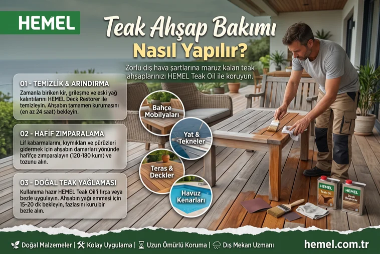 Teak Ahşap Bakımı Nasıl Yapılır?