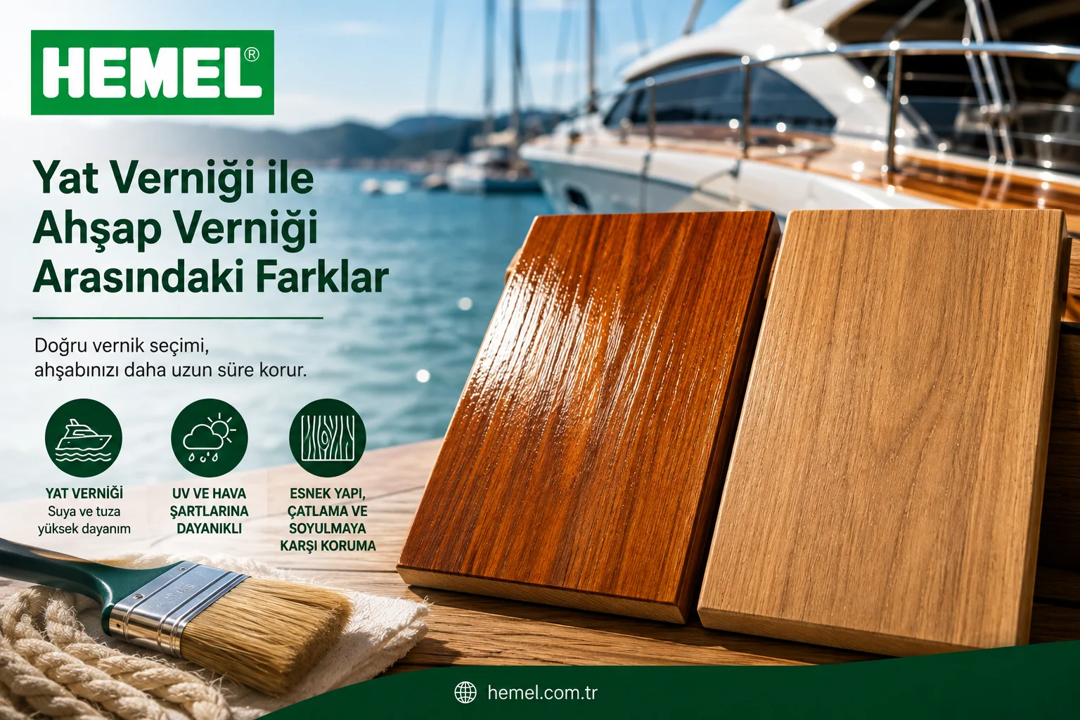 Yat Verniği ile Ahşap Verniği Arasındaki Farklar