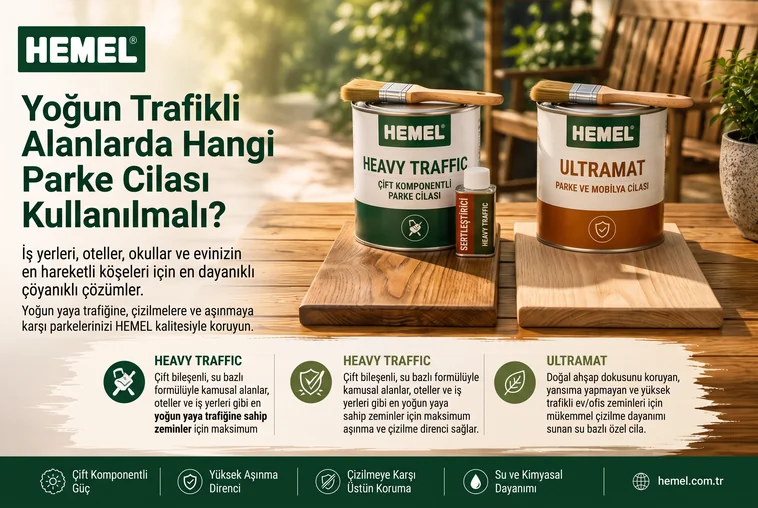Yoğun Trafikli Alanlarda Hangi Parke Cilası Kullanılmalı?